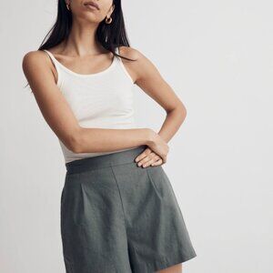 Madewell - Clean Pull-On Shorts in Linen-Cotton